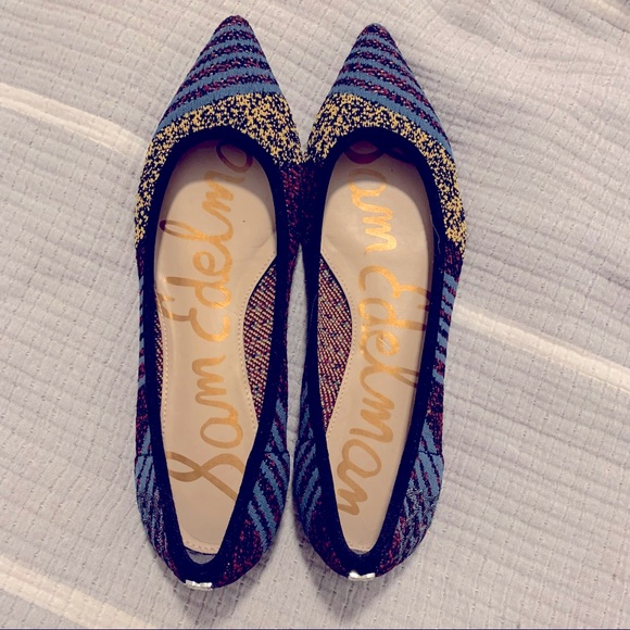Sam Edelman patterned pointed toe flats - 7 - Picture 8 of 11